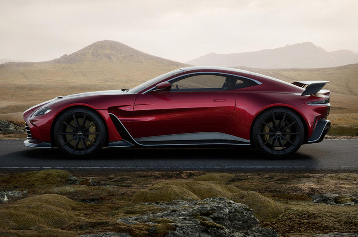 Aston Martin Vantage V12 side profile